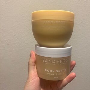 Sand + Fog Vanilla Cake Whipped Body Butter & Body Scrub Set
